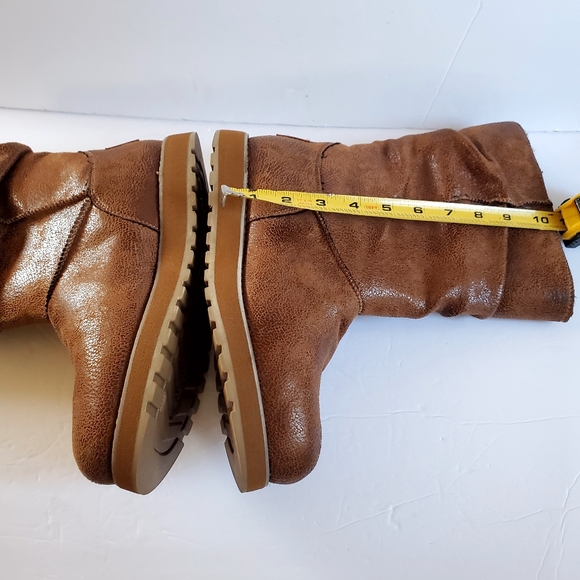NWT Skechers Brown Boots with Fur Cuff Size 9 - Picture 5 of 10
